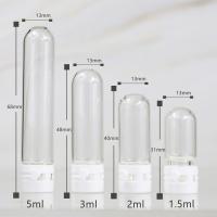 Suministros para experimentos de laboratorio de loción, frasco de muestra con tapa, botella de Perfume, botella de fondo redondo, tubo de ensayo de vidrio, Mini botella recargable - details 4