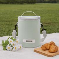 Bolsa de almuerzo cilíndrica de papel de aluminio engrosado, bolsa de almuerzo de oficina portátil impermeable, aislada de gran capacidad - details 12