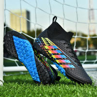 Botas de fútbol profesionales FG/TF para hombre, zapatos de fútbol para exteriores, tobillo alto, zapatos de fútbol de césped para niños, zapatos de entrenamiento - details 12