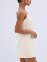 Vestido sexy Spice Hot Diamond con liguero, cuello en V, correa de hombro, falda ajustable, moda de tendencia, falda de verano. - details 3