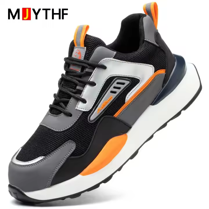 Zapatos de seguridad inmutables para hombres Zapatillas de trabajo de alta calidad - 1