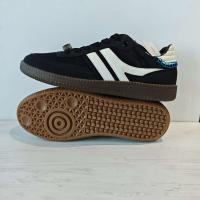 Zapatos de cuero deportivos para correr de primavera para hombre de marca, zapatos informales de moda con tacón plano para caminar lento - details 4