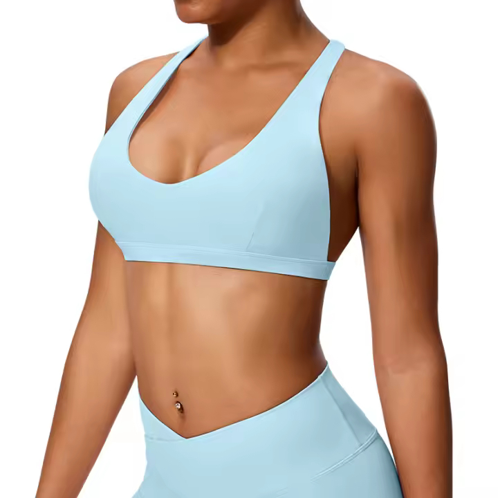 Sujetador deportivo de verano Pure Desire de baja intensidad con almohadillas para el pecho, hermoso top de yoga y entrenamiento físico - 1