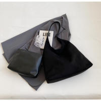Bolso de gran capacidad para viaje informal retro para mujer, nuevo bolso de mano de gamuza para otoño e invierno, bolso de hombro versátil de nicho. - details 43