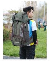 Mochila de viaje para Hombres y mujeres, bolsa de lona de senderismo, senderismo, camping, 70L - details 1