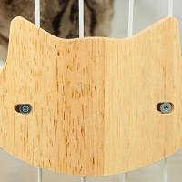 Cuenco de alimentación para mascotas colgante con Base de madera, diseño de suspensión, jaula fija para gatos, comederos de alimentos con forma de gato/oso, fácil limpieza - details 3
