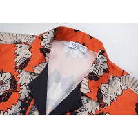 Camisa de marca con estampado de bordado completo, camisa casual de manga corta para hombre de la marca de tendencia superior de 2025 para la playa - details 2