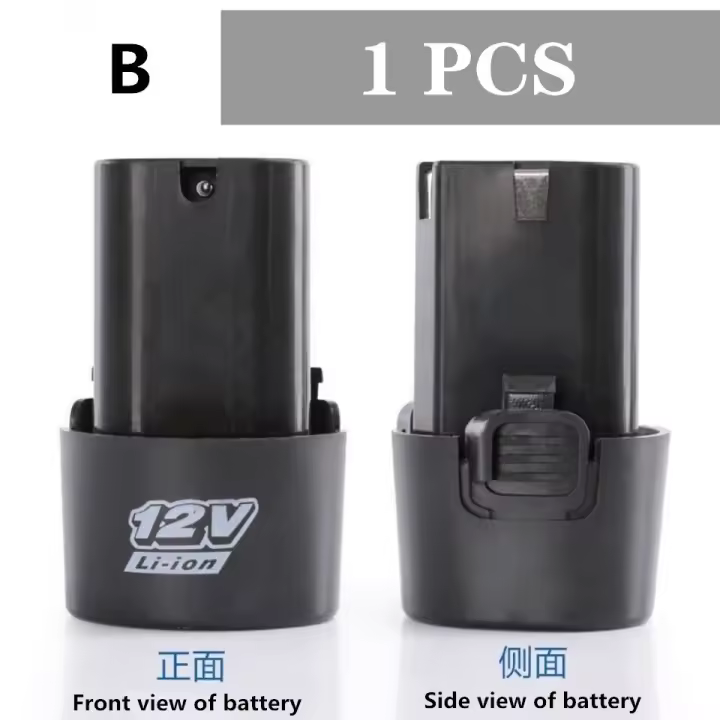 Destornillador XLTOWN 12V 18650 Recargable Eléctrico para Hogar con Batería de Litio Potente Herramienta Rotativa para Mejoras del Hogar - 1