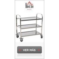 Carrito de cocina con ruedas, carrito multiusos con cajón, 4 cestas extraíbles de metal y laterales, 47x37x83 cm, blanco - details 10