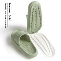 Zapatillas de suela gruesa para hombre y mujer, sandalias suaves de EVA, para el hogar Chanclas de playa, antideslizantes, talla grande 36-45 - details 3