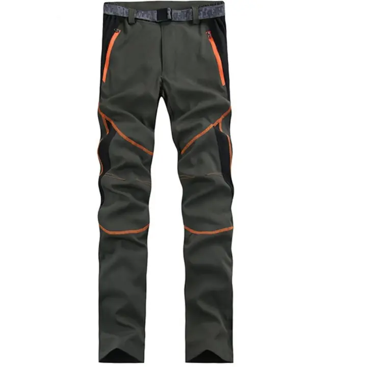 Pantalones deportivos rápidos para hombre, elásticos, ligeros, ajustados, informales, de secado rápido, tácticos, informales, de montaña - 1