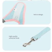 Suministros para gatos, correa reflectante para el pecho para mascotas, conjunto de correa para perro antiescape transpirable, chaleco tipo arnés para gato ajustable sin tirones para cachorros - details 6