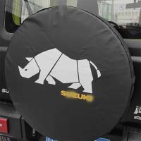 Suzuki Jimny JB74 JB64 2019-2024 Protector de bolsa de neumático de repuesto con cuero PU de PVC de 15 pulgadas para accesorios - details 0