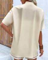 Conjunto de Verano para Mujer 2025 Blusa Estampada y Shorts Ajustados Moda Europea - details 23