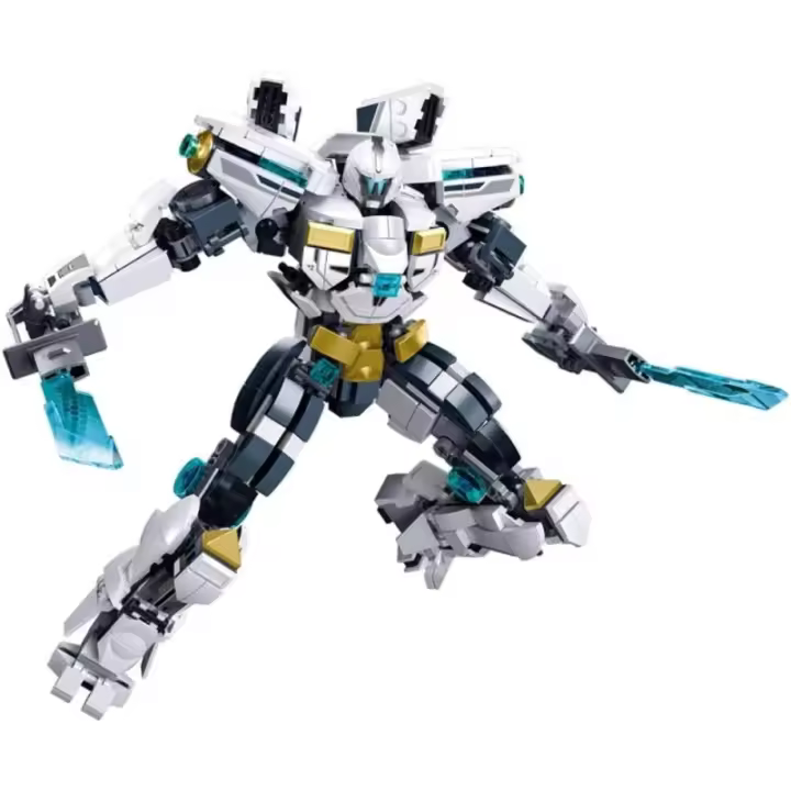 Black Tech Mecha Robot bloques de construcción regalos de cumpleaños, edades de 15 años en adelante (protector contra congelación B1151-sin caja original) - 1