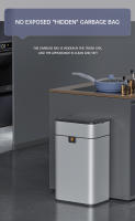 Cubo de Basura de Acero Inoxidable Inteligente Alto Capacidad 15L-60L Ideal para Cocina - details 6