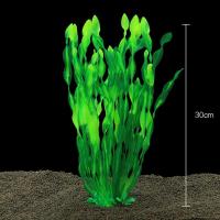 Plantas artificiales de decoración para acuario, hierba de agua subacuática, plantas acuáticas de plástico para decoraciones de acuario y pecera - details 4