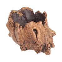 Maceta para plantas suculentas, decoración de bonsái con imitación de madera, macetero de cemento, suministros para jardín interior y exterior - details 0