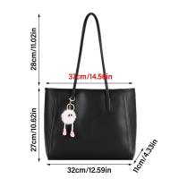 Bolso de compras elegante para mujer y niña, bolso de mano de PU de gran capacidad, bolso de hombro de lujo - details 1
