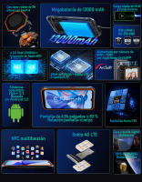 Blackview BV6200 Pro Teléfono Resistente 13000mAh, MTK Helio 35 Teléfono Móvil Pantalla de 6.56" 6GB RAM 128GB ROM Teléfono Móvil NFC, OTG - details 1