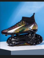 Hombre y mujer adulto de alta parte superior transpirable hierba artificial deportes al aire libre zapatos de fútbol - details 18