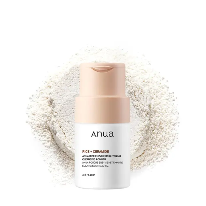 Polvo de Limpieza Ezymático de Arroz ANUA Mascarilla Facial de Ceramida - 1