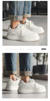 Nuevos zapatos blancos de suela gruesa retro realzados, zapatos de pan con suela de muffin Dexun - details 8