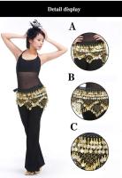 Nuevo estilo, bestseller, bufanda de cadera, cinturón de monedas para danza del vientre, accesorios para bailarinas - details 7