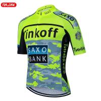 Conjunto de maillot Tinkoff Saxo Bank, traje de ciclismo de verano transpirable, triatlón de ciclismo de montaña - details 16