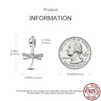 Encantos de Pulgas de Plata Esterlina S925 100% para Mujeres Joyería Fina de Cumpleaños Ajuste a Pulseras Originales de 3mm DIY con Cuentas Material Principal de Metal: Zircon - details 18