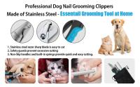 Cortauñas Profesional para Mascotas de Acero Inoxidable Guarda de Seguridad - details 2