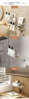Iluminación para mueble de baño CA, tocador de pared no perforado, soporte para cosméticos y maquillaje, #   3478 - details 6