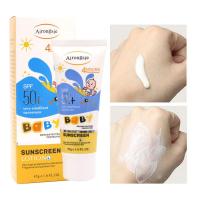 Protector solar refrescante para niños, Protector solar sin aceite, loción no irritante para exteriores, crema antioxidante, resistencia suave Bod G6N4 - details 5