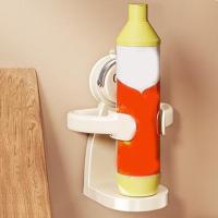 Soporte de Gel de ducha con ventosa de plástico, colgador de Gel de ducha extraíble montado en la pared, soporte para botella de champú ajustable reutilizable - details 9