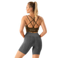 Nvgtn-Sujetador sin costuras para mujer, Top de licra, elástico, transpirable, realce de pecho, ropa interior deportiva de ocio - details 26