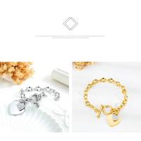 Pulsera con dije de corazón para mujer – Joyería de acero de titanio estilo INS con cierre OT – Minimalista y elegante - details 5
