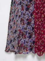 Vestido Elegante de Verano sin Mangas OUWU Estilo de Vacaciones con Estampado, Cuello en V, Ajuste Aretes - details 5