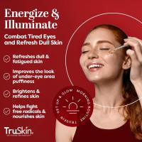 TruSkin Suero de cafeína para rostro y ojos – Suero energizante de cafeína al 5% con EGCG niacinamida Matcha y ginseng – Mejora el aspecto de las ojeras y la hinchazón debajo de los ojos, 1 fl oz - details 2