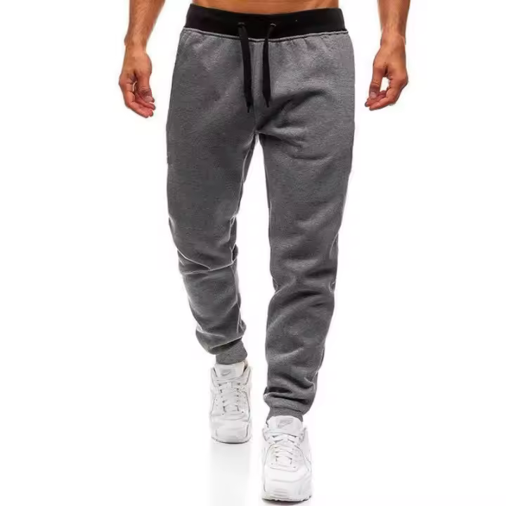 2025 Pantalones sanitarios de lana deportivos informales para hombres y mujeres, color sólido, - 1