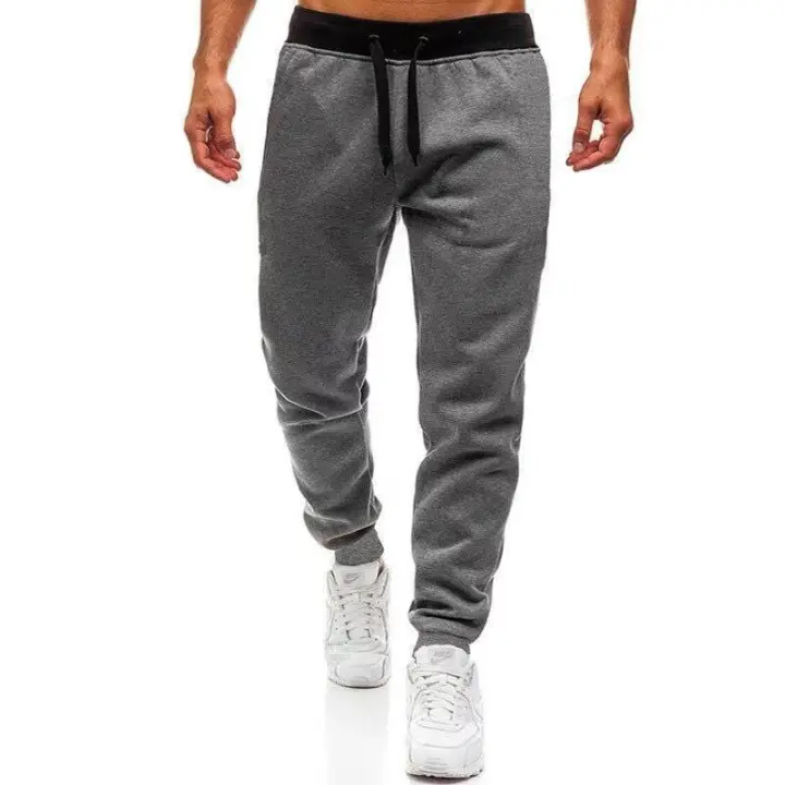 2025 Pantalones sanitarios de lana deportivos informales para hombres y mujeres, color sólido, - 1