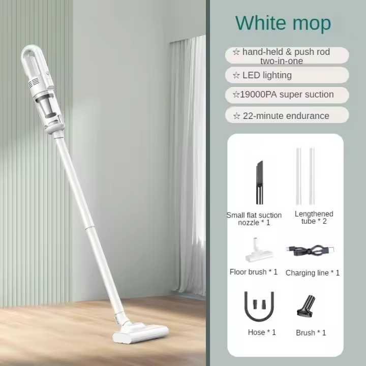 Aspiradora de Mano Portátil Multifuncional Potencia de 19000pa, Sin Cable, Filtro Lavable, Para Limpieza de Hogar y Coche - 1