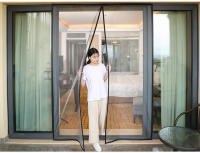 Mosquitera magnética para puerta, cortina de tamaño personalizado, cierre automático de insectos voladores, malla Invisible para cocina, sala de estar interior - details 12