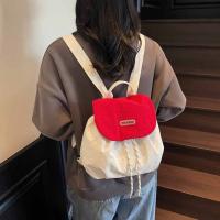 Mochila con cordón de Color sólido para regalo, bolso escolar de nailon de secado rápido para estudiantes, bolso de hombro de gran capacidad de estilo coreano para exteriores - details 30