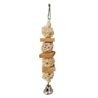 Juguetes para Pájaros de Madera 8 Piezas Juego de Periquito Masticador Juguetes Colgantes de Escalada para Pájaro Gato y Perro Tipo de Materiales Normales Hechos en China - details 4