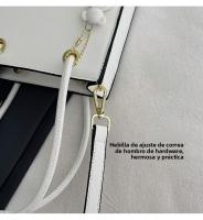 Bolso Cruzado Mini de Caramelo Bolso de Mano Estiloso con Partitura de Música - details 8