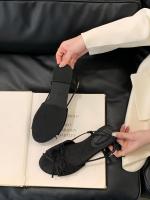 Zapatillas súper geniales, nuevo estilo de hadas de cabeza redonda abierta, sandalias planas de moda - details 10