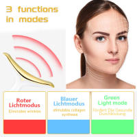 Dispositivo de eliminación de arrugas reafirmante, masajeador Facial con vibración de doble mentón, mantiene la piel saludable y brillante - details 6