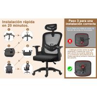 silla ergonómica oficina