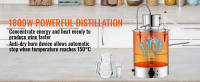 Destilador de alcohol SucceBuy, destilador de agua de 9 galones con barril Thumper y bomba de agua - details 0