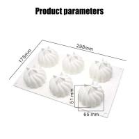 Cocina DIY Pie Dumpg chino Baozi molde pastelería herramienta relleno al vapor hacer molde bollo fabricante - details 2